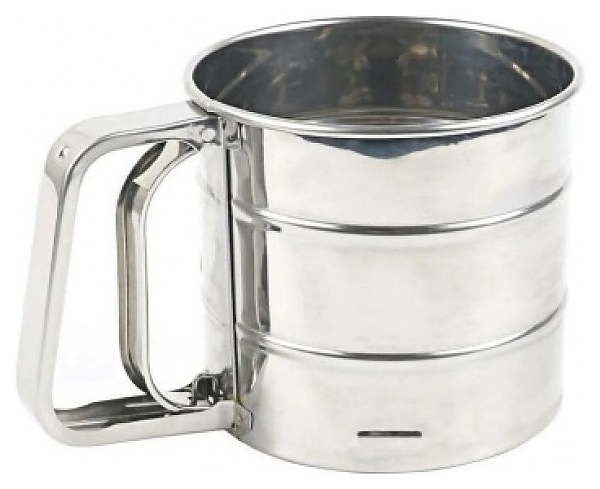 Кружка-сито Restopit рп110 d=10 см h=9,5 мм с просеивателем (нерж. сталь)