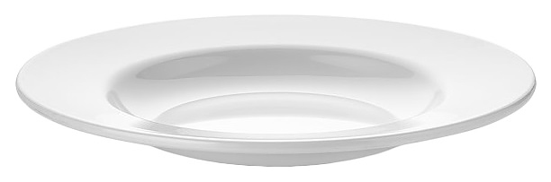 Тарелка глубокая Gastroplast 80010 300 мл d=21 см h=2,9 см (поликарбонат) белая