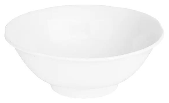 Тарелка глубокая для рамэна Kunstwerk A27863 1300 мл d=21 см h=8,1 см (фарфор) белая