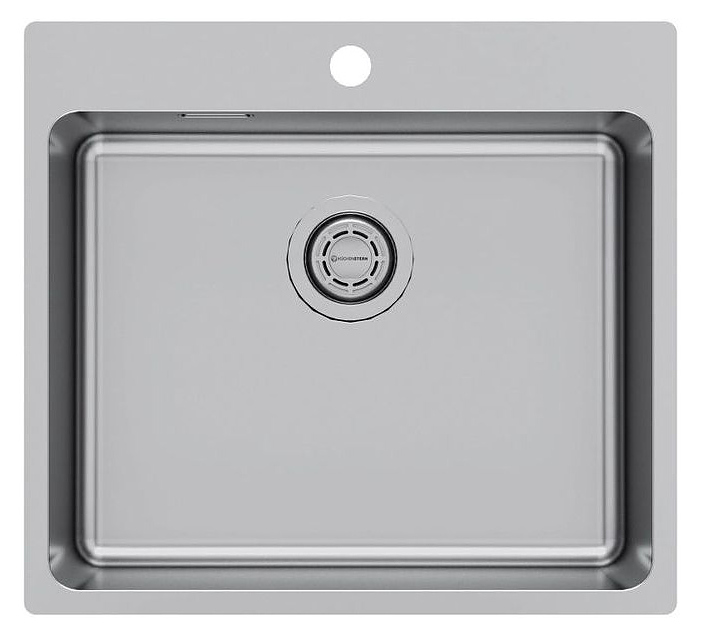 Кухонная мойка KUCHENSTERN 558SS50 HERD 60 AISI 304 550х500х200 мм нержавеющая сталь