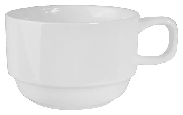 Чашка чайная Kunstwerk A10376 195 мл d=8,5 см h=5,5 см (фарфор) белая
