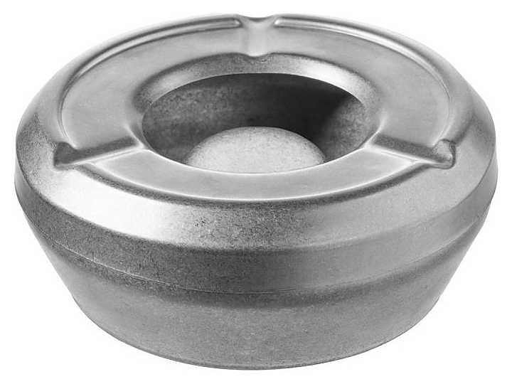 Пепельница APS 79802 d=9,8 см h=4,3 см штабелируемая (нерж. сталь) матовая сталь