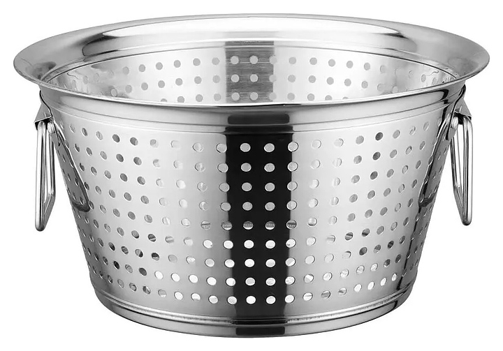 Дуршлаг Restopit рп595 Профи d=55 см (нерж. сталь) с отверстиями 5 мм