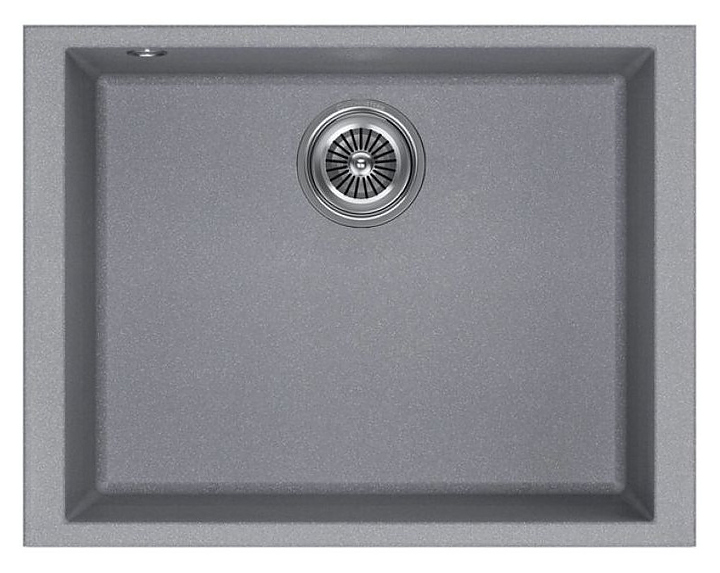 Кухонная мойка KUCHENSTERN 201TN20 SUB 60 α-Granit 560х435х200 мм титан