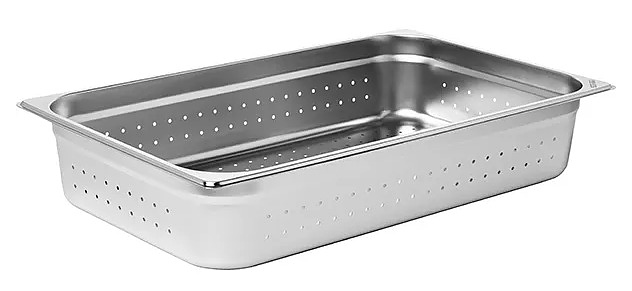 Гастроемкость ProHotel 1/1X10CM-PERFORATED GN 1/1-100 (530х325х100 мм) нержавеющая сталь, металлический