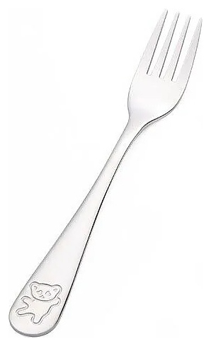Вилка десертная детская Restopit рп925 Мишки l=16,1 см (нерж. сталь)