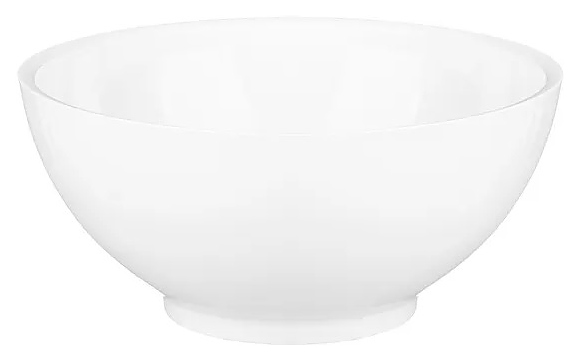 Тарелка глубокая для рамэна Kunstwerk A25168 1550 мл d=20 см h=9,3 см (фарфор) белая
