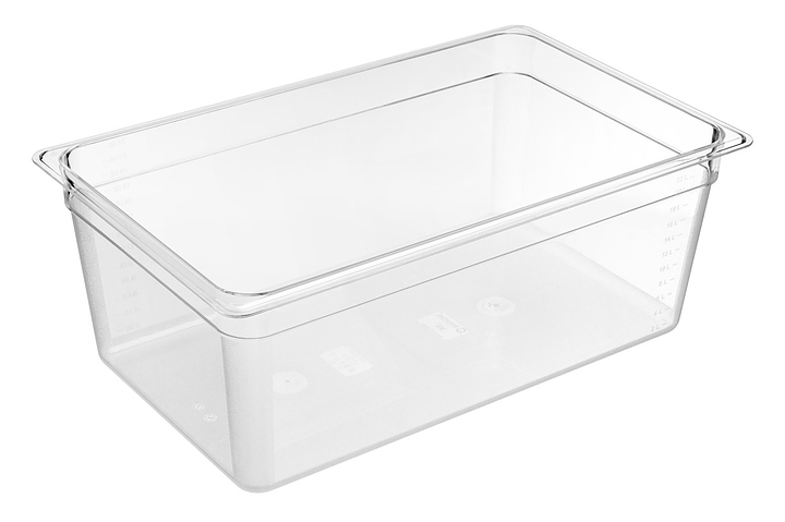 Гастроемкость Gastroplast 79718 GN 1/1-200 (530x325х200 мм) 26 л поликарбонат, прозрачный