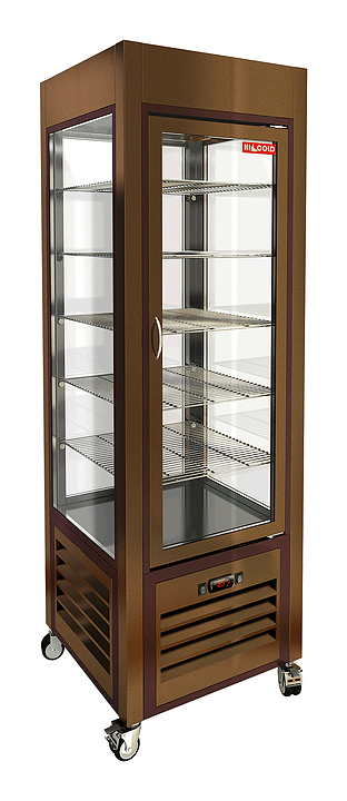 Витрина кондитерская HICOLD VRC 350 Bronze FR