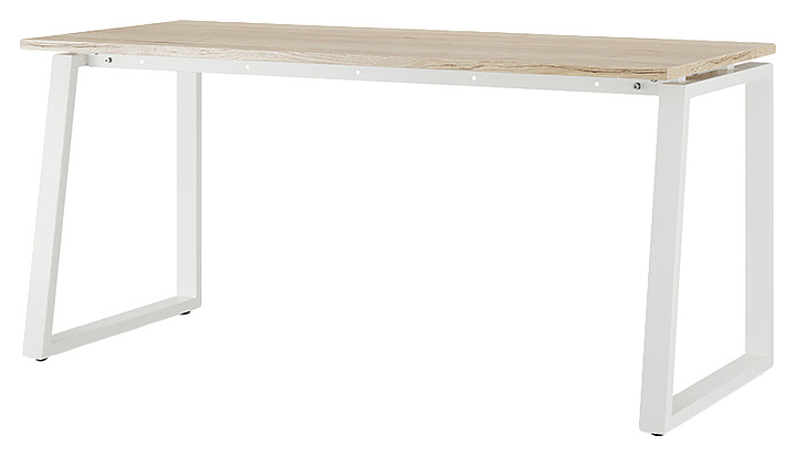 Стол компьютерный КОБОР KTS1-120/60 white/natural