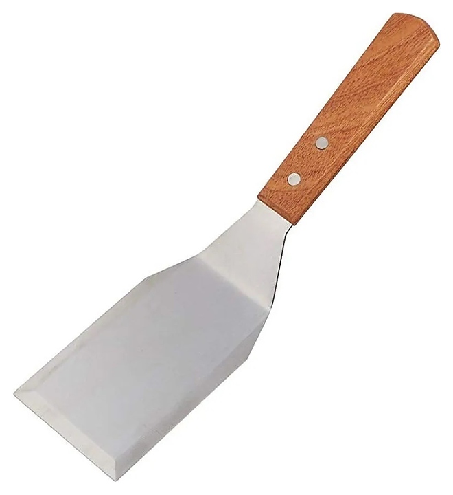 Лопатка Restopit лк06 l=29 см с головкой 7,2х11 см (нерж. сталь) с деревянной рукояткой