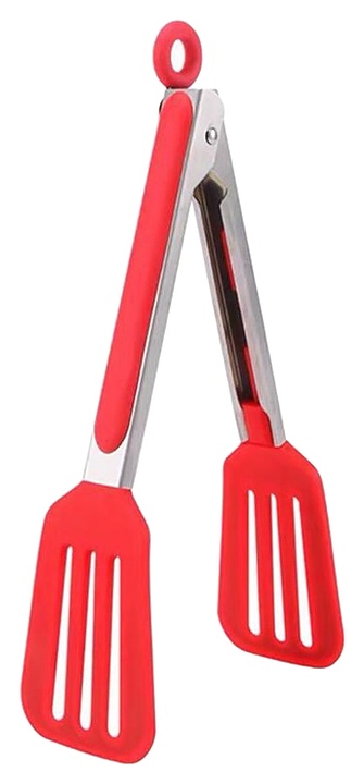Щипцы универсальные P.L. Proff Cuisine 81280205 l=27 см (нерж. сталь / силикон ) красные