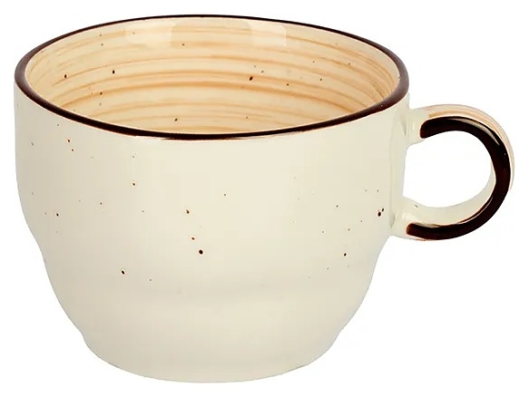 Чашка кофейная Kunstwerk Pastoral 250 мл (фарфор) оранжевая