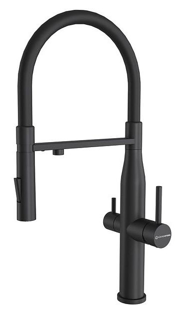 Смеситель для кухни KUCHENSTERN 407BL40 ELIT-FE черный