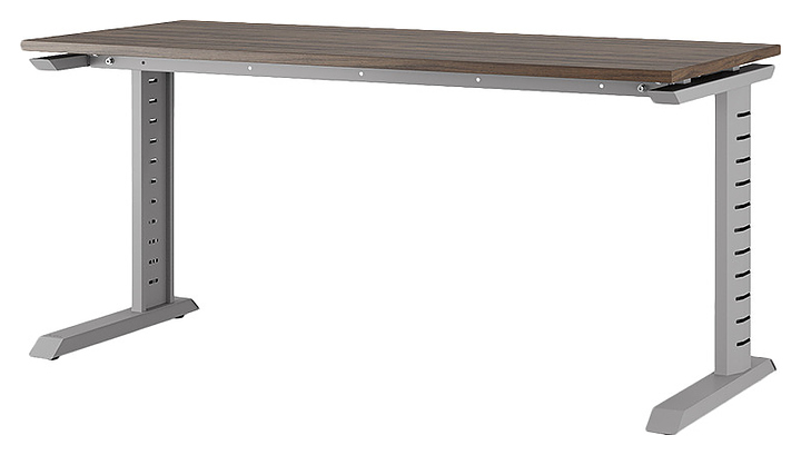 Стол компьютерный КОБОР КL2-160/60 aluminum/charlston