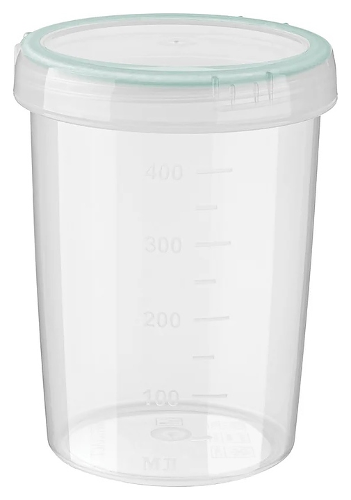 Контейнер для продуктов Restola 431148631 500 мл с мерной шкалой и крышкой (полипропилен) прозрачный