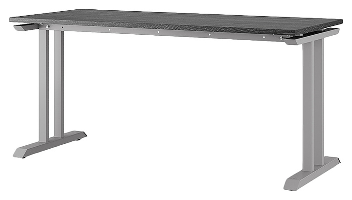 Стол офисный КОБОР T-160/70 aluminum/glazed