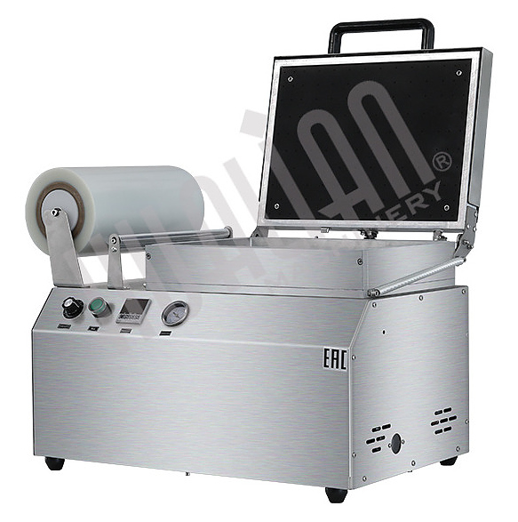 Скин-упаковочная машина Hualian HLV-300VST NEW 210х148х40 мм, матрица на 2 лотка, нержавеющая сталь