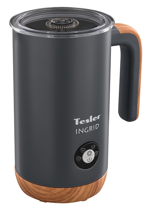 Вспениватель молока TESLER INGRID MF-240 GREY 500 Вт 240 мл серый
