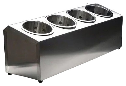 Контейнер для столовых приборов Restopit рп751 510х160х170 мм 3 ячейки (нерж. сталь)