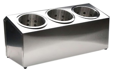 Контейнер для столовых приборов Restopit рп532 390х160х130 мм 4 ячейки (нерж. сталь)