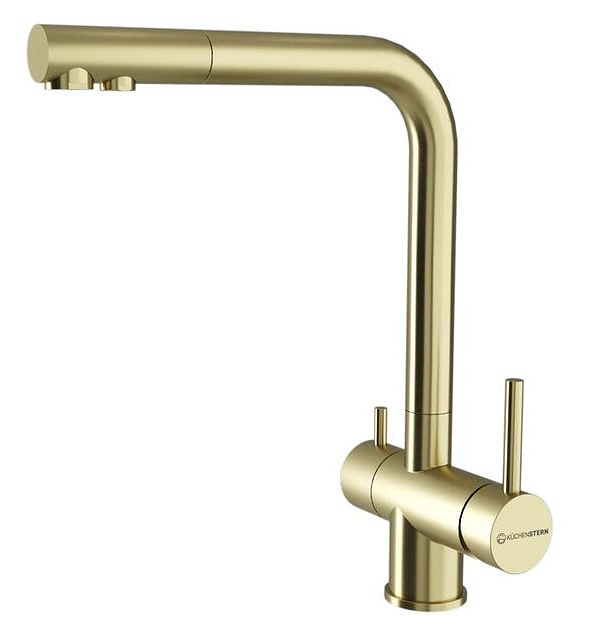 Смеситель для кухни KUCHENSTERN 400GL40 FOKUS-F золото