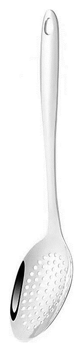 Ложка гарнирная P.L. Proff Cuisine EBUB-06S / Djeni Oval Tip l=27 см перфорированная (нерж. сталь)