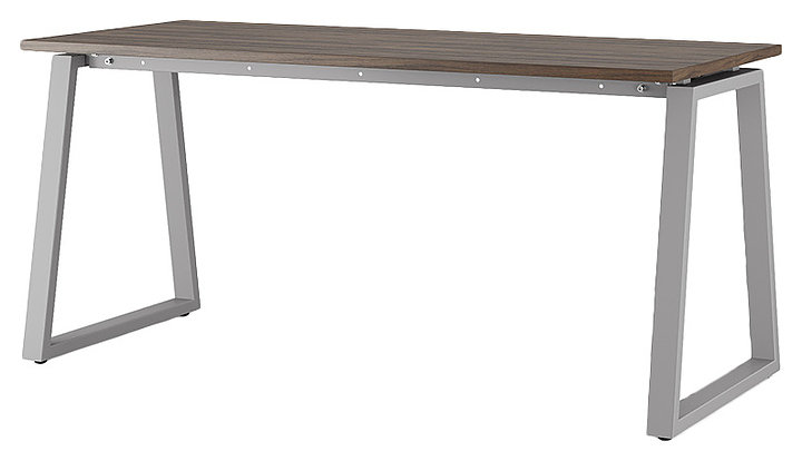 Стол офисный КОБОР TR-180/80 aluminum/charlston