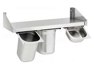 Полка кухонная Assum Премиум ПГ-П-5,4/3,3 540х330х40 мм нержавеющая сталь