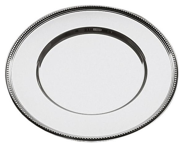 Поднос для подачи APS 79822 d=33 см (нерж. сталь)