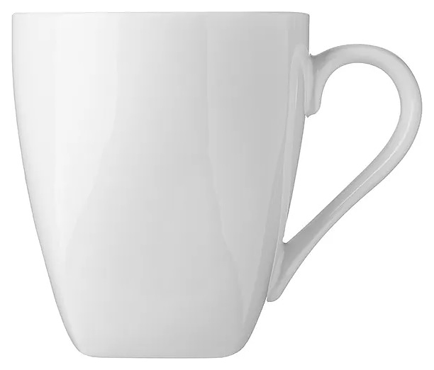 Кружка Kunstwerk A5834 300 мл d=9 см h=9 см (фарфор) белая