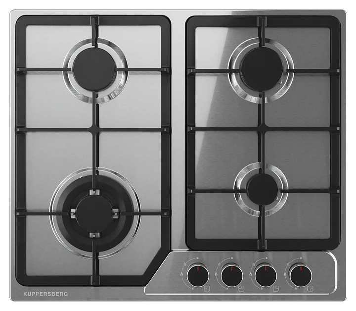 Варочная панель газовая Kuppersberg FS 60 X нерж. сталь