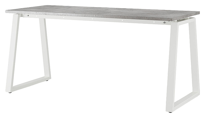 Стол компьютерный КОБОР КTR-180/80 white/chicago