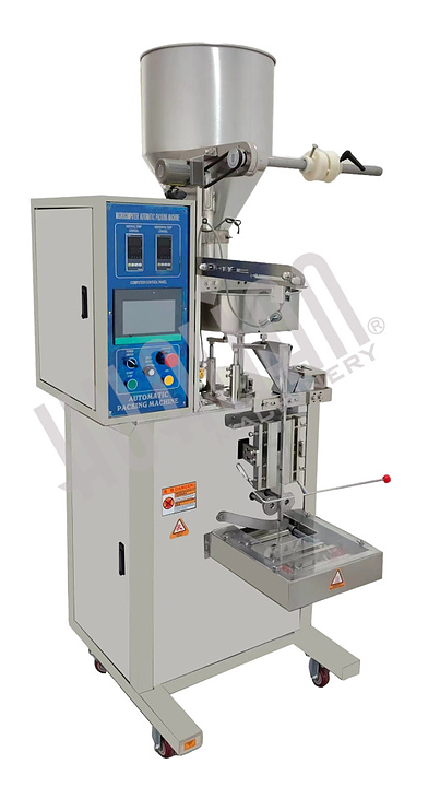 Фасовочно-упаковочная машина Hualian DXDK-320RH-E (нерж., стик 17х110 мм, 4.6-8 мл, W пленки 42 мм, зубч. нож.)