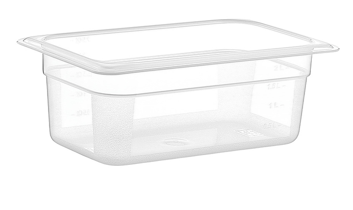 Гастроемкость Gastroplast 79772 GN 1/4-100 (265x162х100 мм) 2.5 л поликарбонат, прозрачный