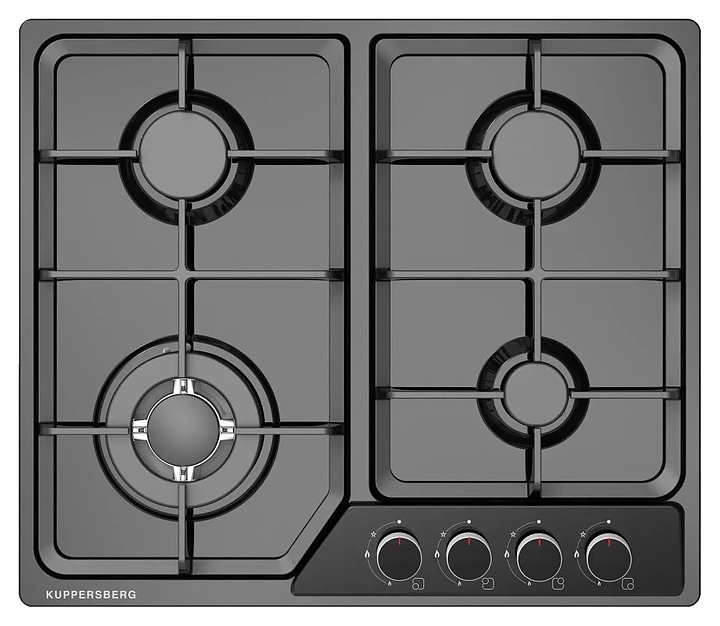 Варочная панель газовая Kuppersberg FS 60 B черная эмаль