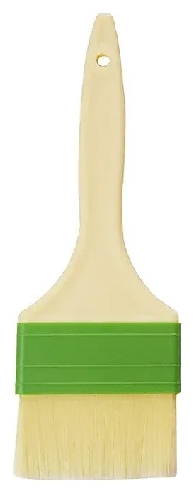 Кисть кондитерская Restopit рп389 l=22 см с искусственной щетиной 8 см и пластиковой  рукояткой