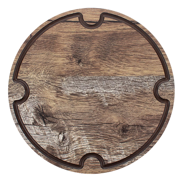 Доска разделочная ComposeEat Surface DSJ2500634KL6 d 24.2 см, дуб мореный