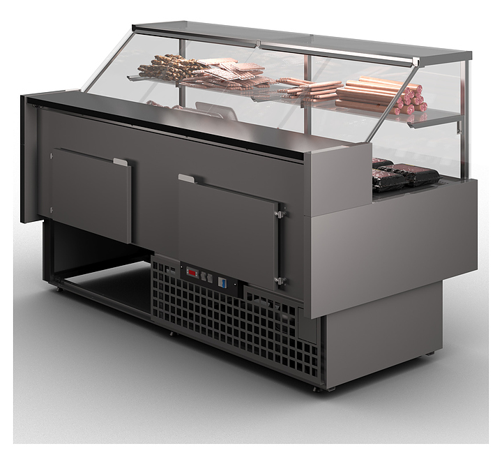 Витрина холодильная угловая ENTECO MASTER КАМА УВ 90 BC