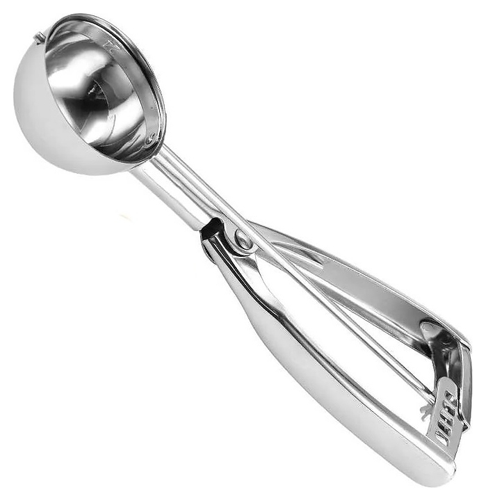 Ложка для мороженого Restopit бк040 d=6 см (нерж. сталь) с выталкивателем