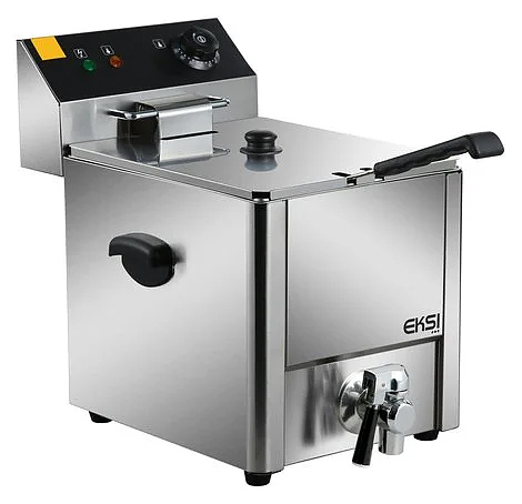 Фритюрница EKSI HEF-8L с краном