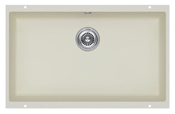 Кухонная мойка KUCHENSTERN 103JS10 UNDER 80 Ku-Granit 730х460х190 мм жасмин