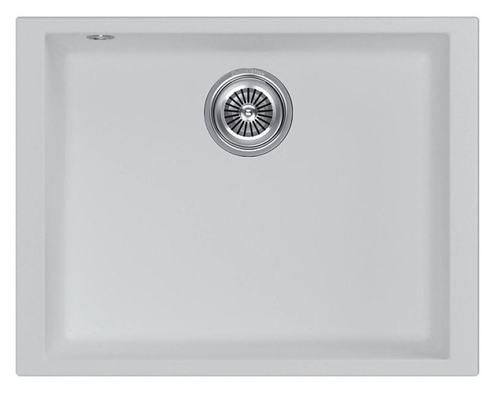 Кухонная мойка KUCHENSTERN 201WH20 SUB 60 α-Granit 560х435х200 мм белый
