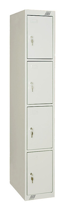 Модульный металлический шкаф КМК завод CL-14 1800×300×500 мм серый