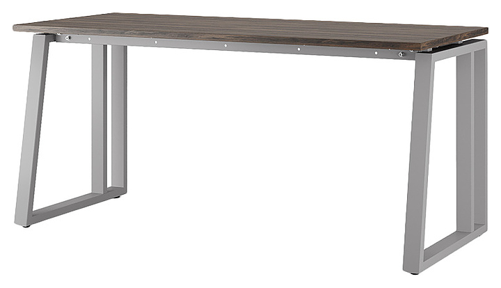 Стол офисный КОБОР TS2-140/80 aluminum/charlston