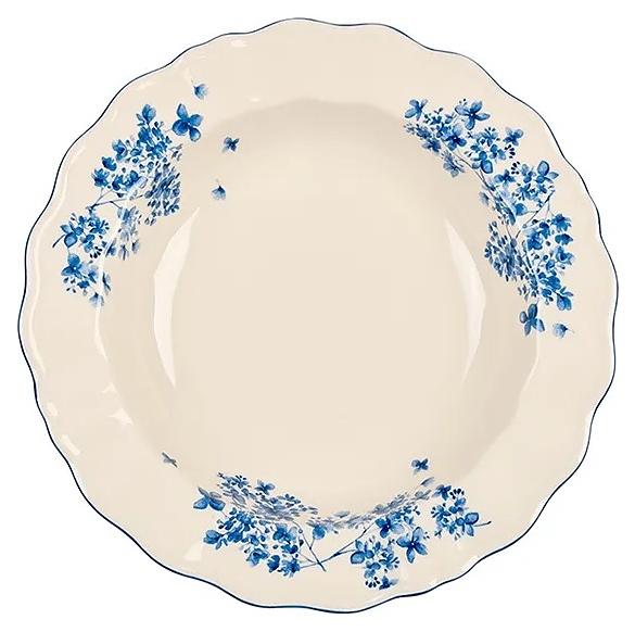 Тарелка глубокая Kunstwerk Fiori 18769F03540-XB d=24 см h=4 см (фарфор)