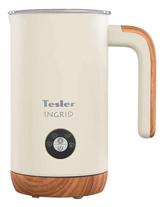 Вспениватель молока TESLER INGRID MF-240 BEIGE 500 Вт 240 мл бежевый