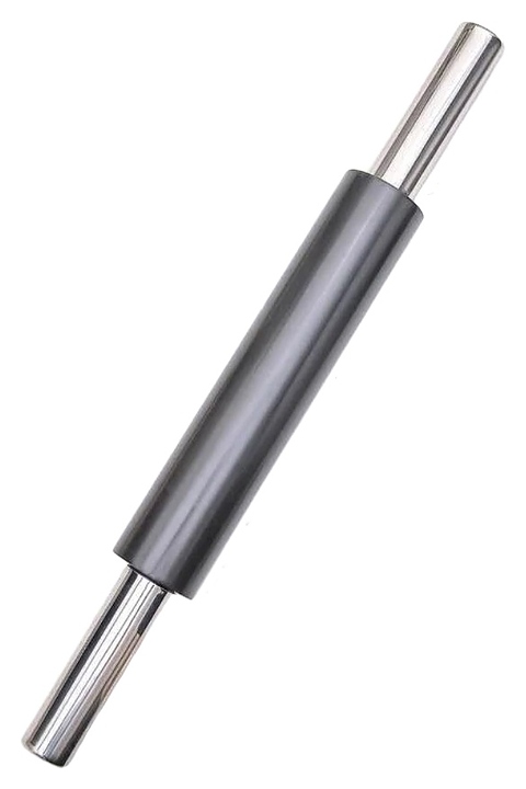 Скалка Restopit рп1072 l=25 см d=5,1 см (нерж. сталь с антипригарным покрытием) с крутящимися рукоятками