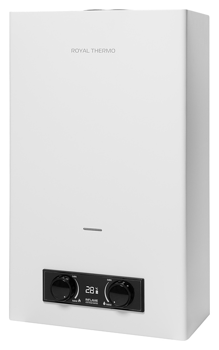 Водонагреватель газовый проточный Royal Thermo GWH 10 Inflame White
