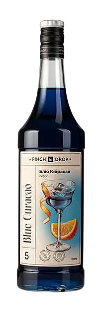 Сироп Pinch&Drop 05030906 Блю Кюрасао 1 л (бутылка стекло)